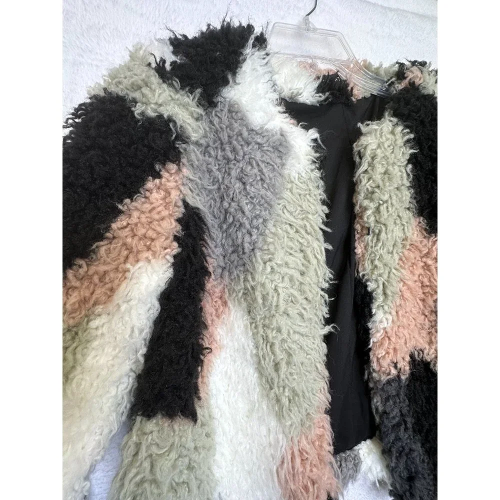 1. State Faux Fur Crop Jacket - Picture 6 of 7